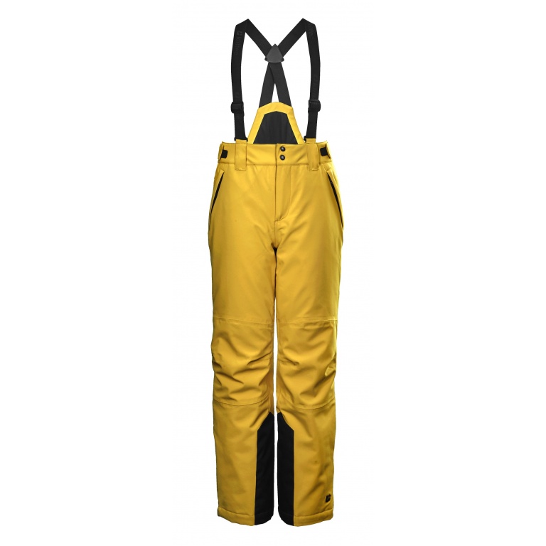 Killtec Winter-Skihose KSW 79 (wasserdicht, atmungsaktiv, PFC-frei, Schneefang, Kantenschutz) gelb Kinder